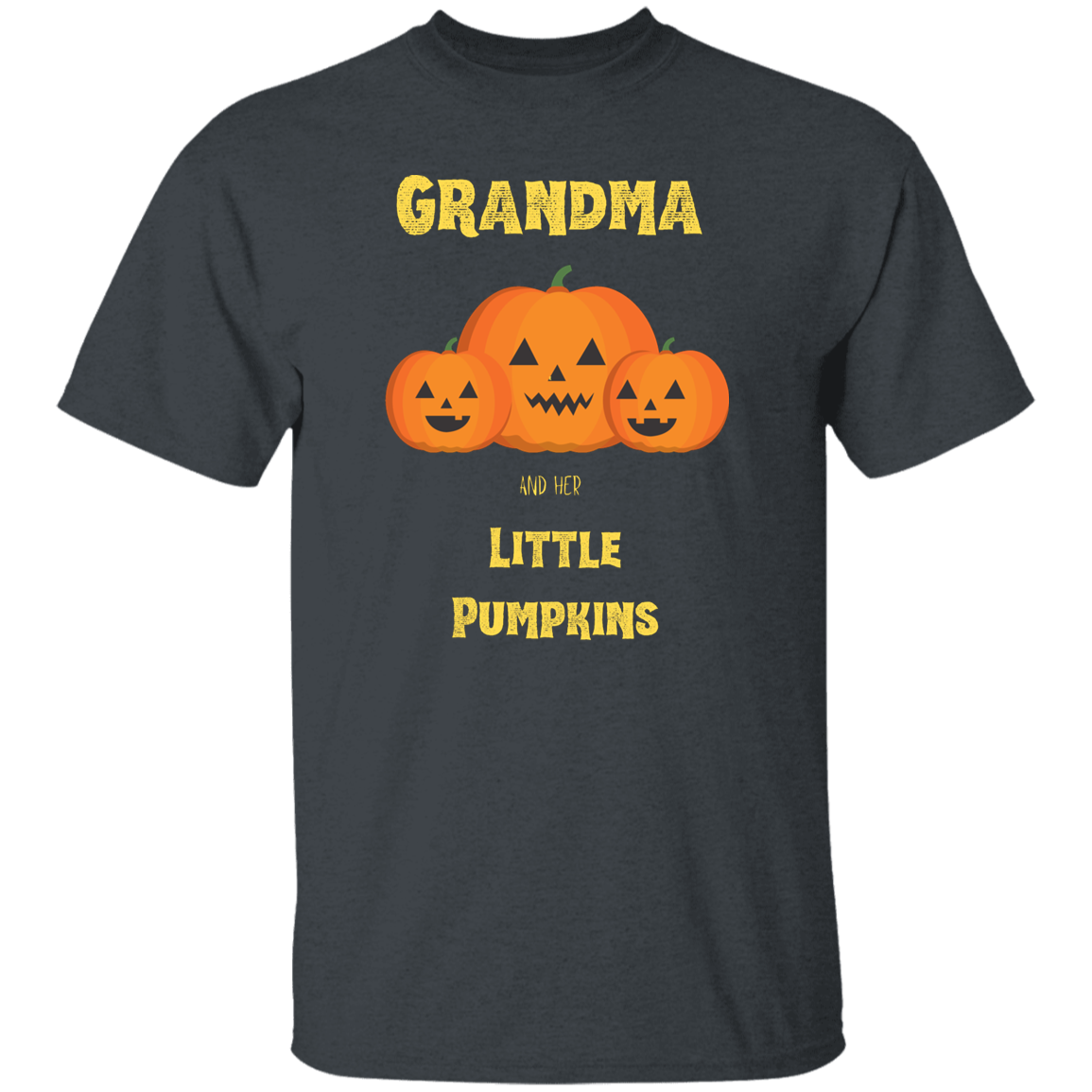 Grandma's Pumpkins (Yellow Text)