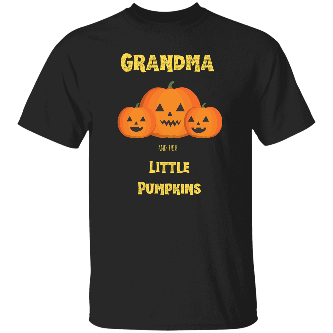 Grandma's Pumpkins (Yellow Text)