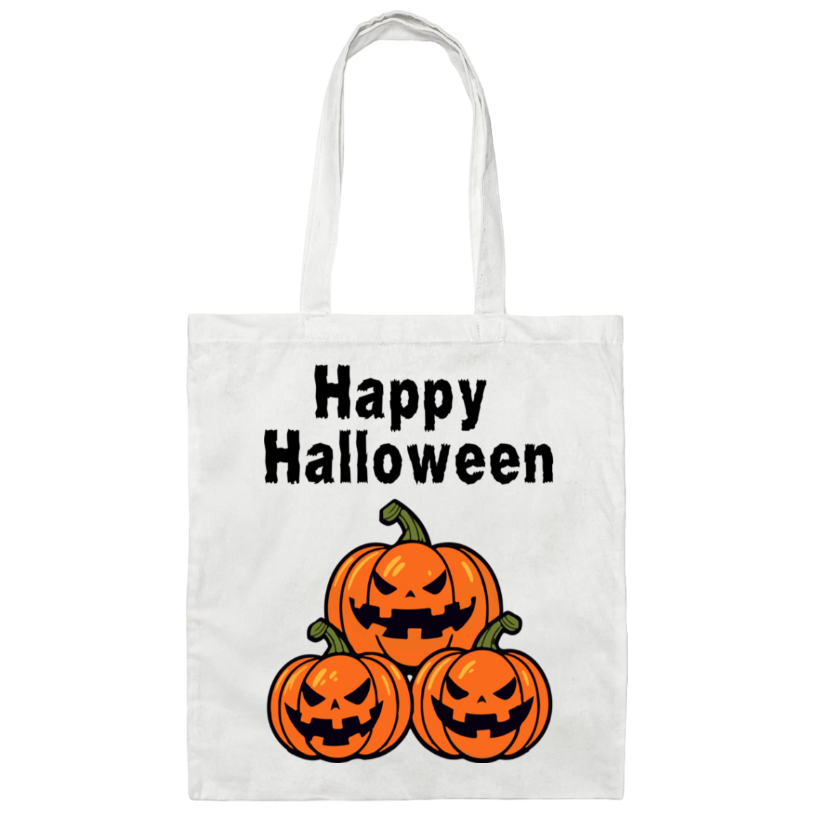 Halloween Trick or Treat Pumpkins BE007 Canvas Tote Bag