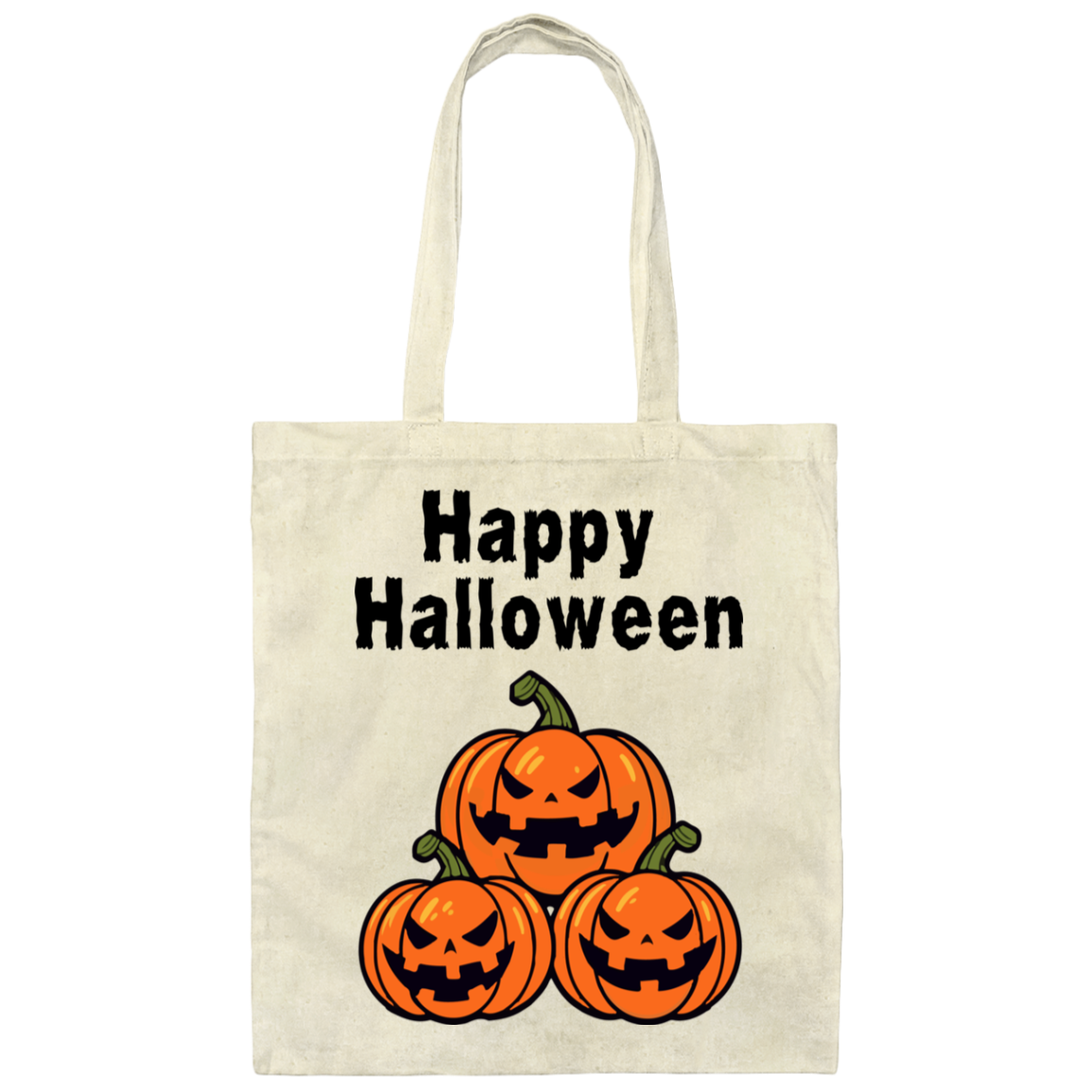 Halloween Trick or Treat Pumpkins BE007 Canvas Tote Bag