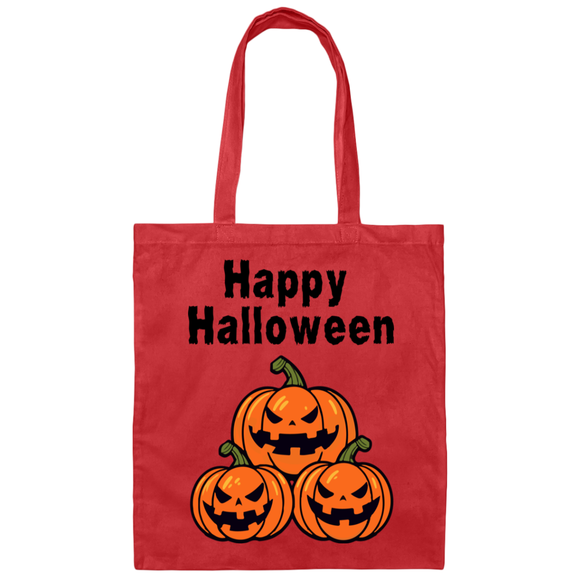 Halloween Trick or Treat Pumpkins BE007 Canvas Tote Bag