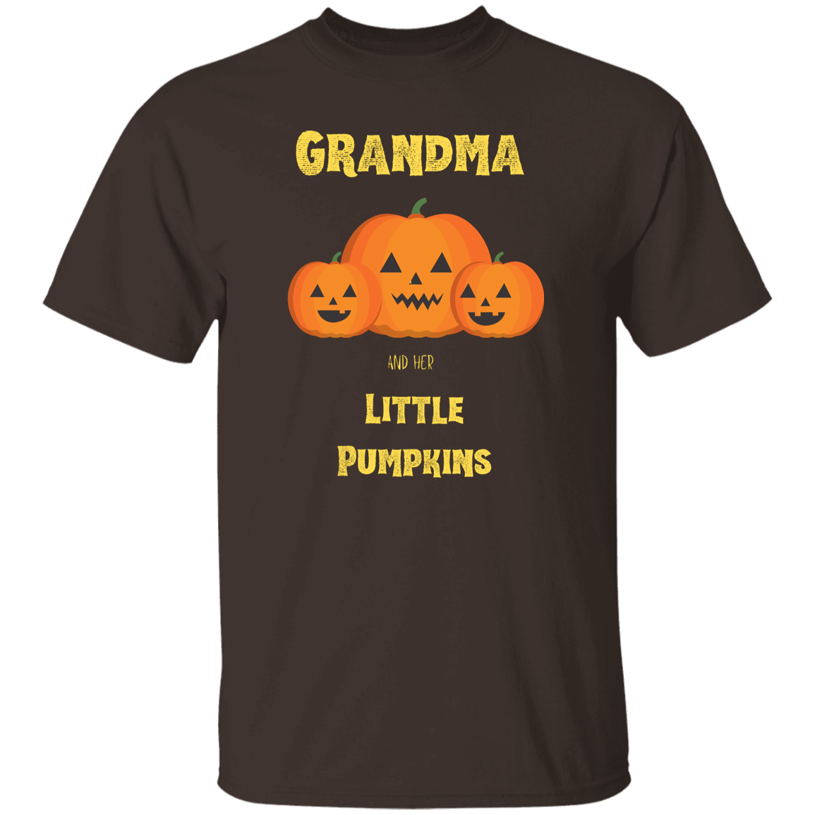 Grandma's Pumpkins (Yellow Text)