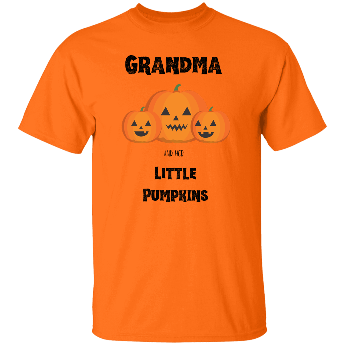 Grandma's Pumpkins (Black Text)